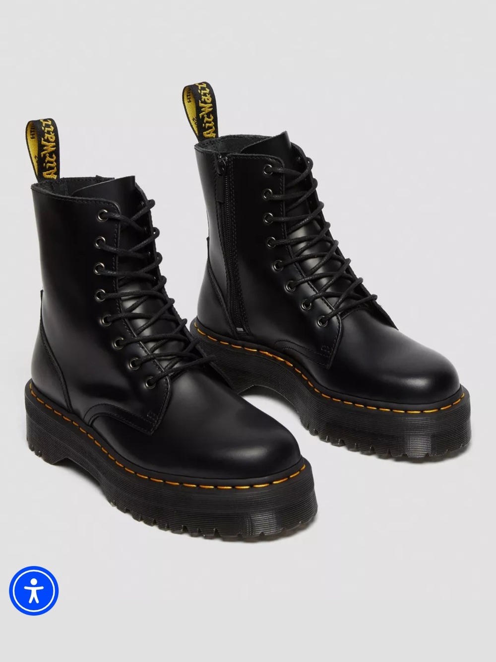 Dr. Martens Jadon Boot Smooth Leather Platforms